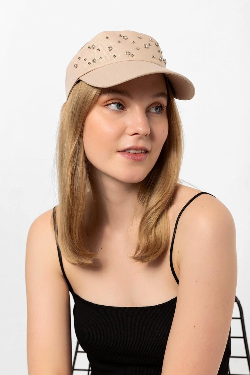 Saria Moda Saria Fashion Stone Tennis Hat  - Image 2