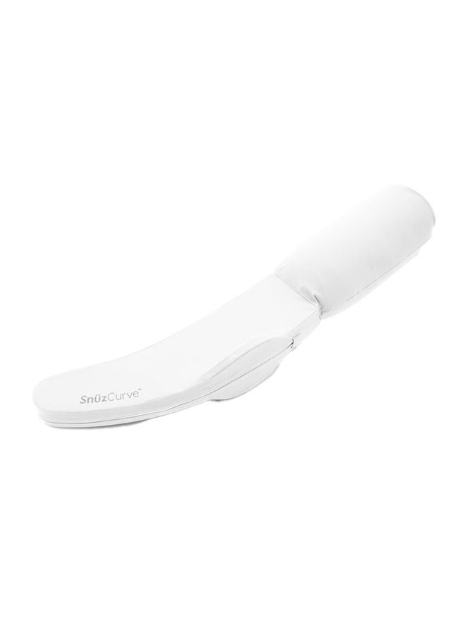 Snuz Curve Pregnancy Support Pillow (LxWxH - 135cmx30cmx25cm )for  Pregnancy Support Sleep Cushion, with Washable Cover - White - Image 1