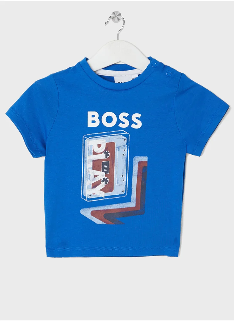 بوس Kids Logo Tshirt
