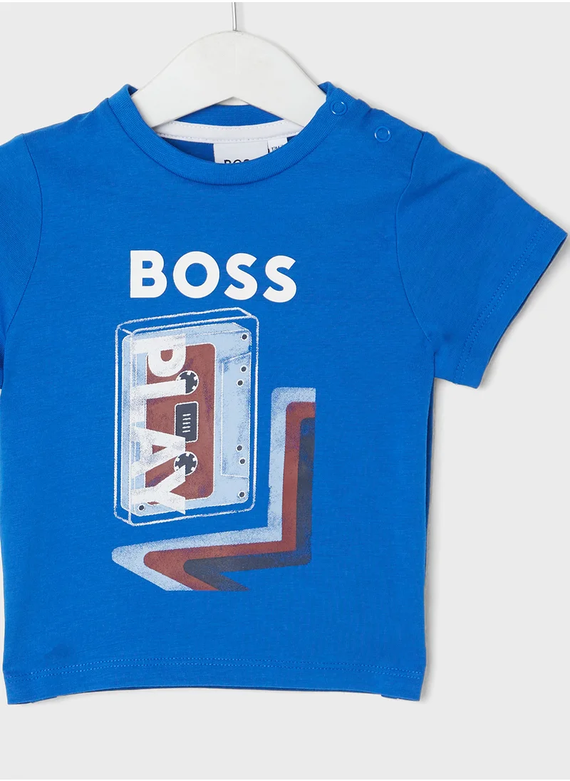 بوس Kids Logo Tshirt