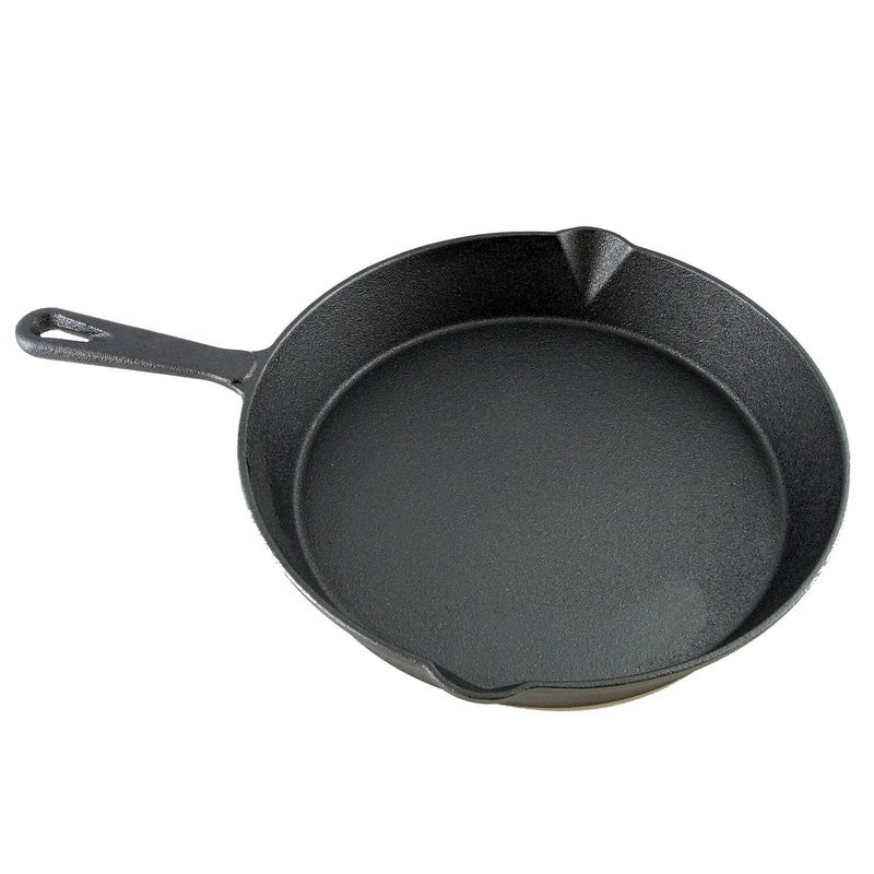 Gibson Home General Store Addlestone 10-inch Cast Iron Frying Pan - Pre-Seasoned for Versatile Cooking on Stove, Oven, Campfire - Durable Fry Pan Ideal for Grilling, Searing, Frying, Baking