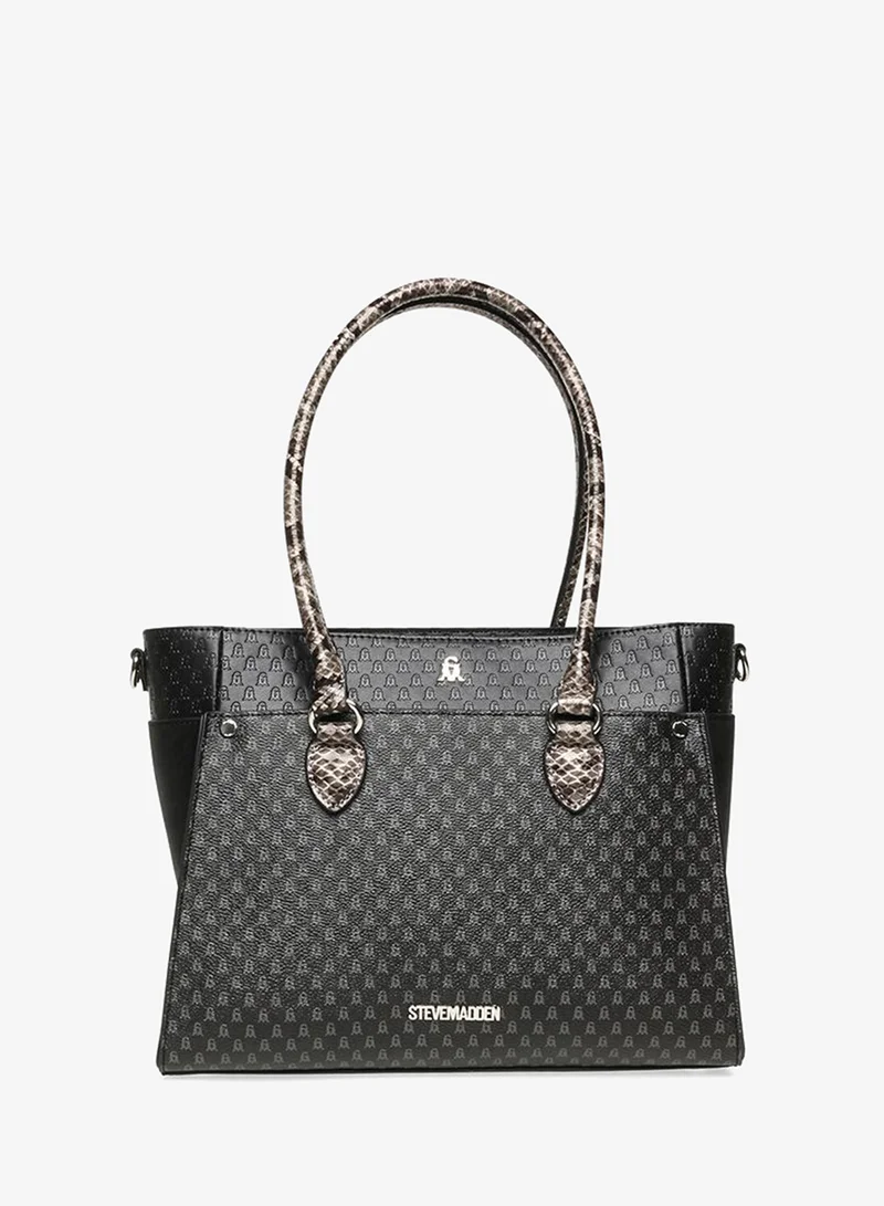 ستيف مادن Bmarion Black & Silver Women's Tote Bag