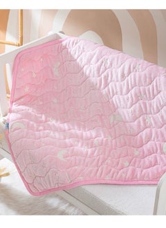 ماركة غير محددة بطانيه بيبي مضيئه   لون بينك   مقاس 110*90سم  - Image 1