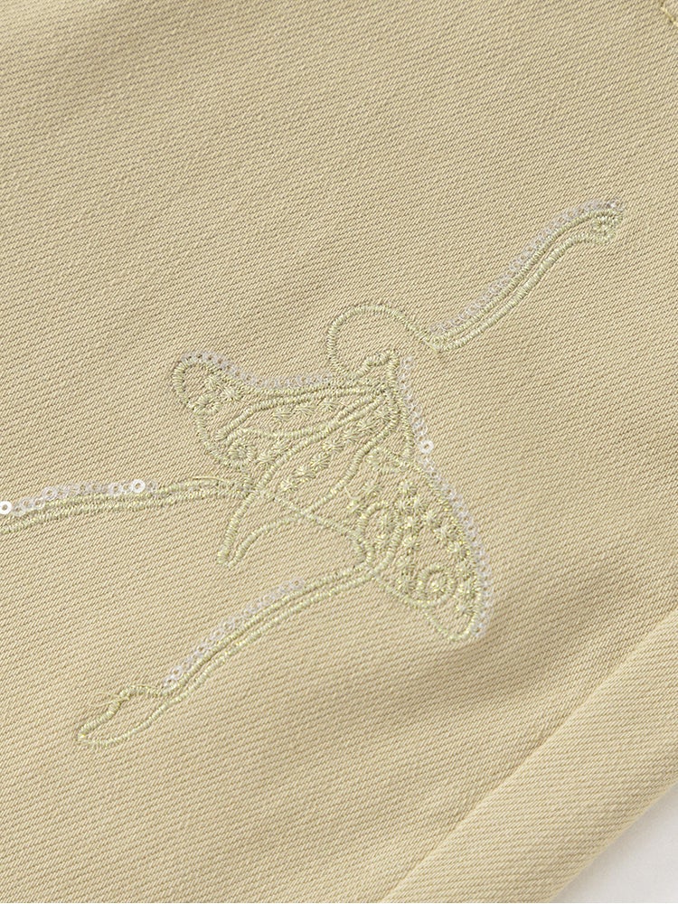 Balabala Girls' Denim Pants With Embroidery - Image 4