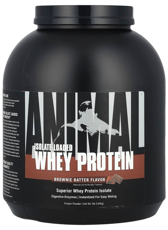 ANIMAL Isolate Loaded Whey Protein Brownie Batter 4 lb (1.81 kg)