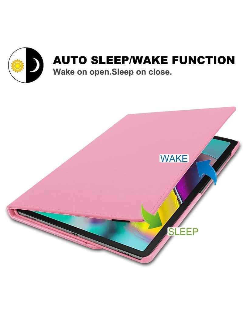 IAF Samsung Galaxy Tab S6 Lite 10.4 2020 Case - 360 Degree Rotating Stand [Auto Sleep/Wake] Folio Leather Smart Cover Case - Image 1