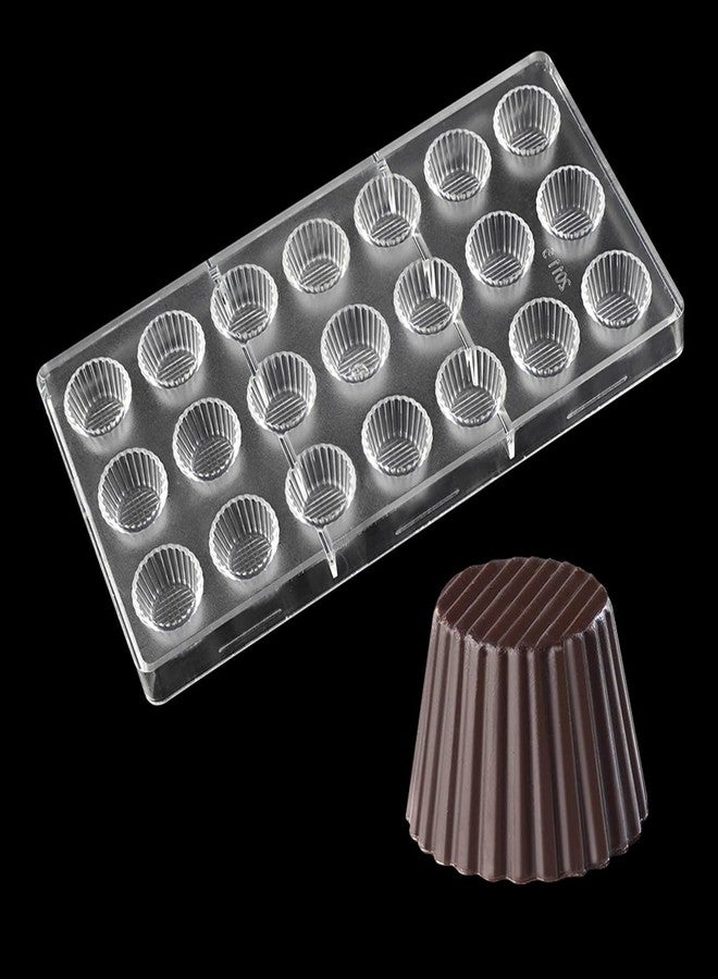 TUKE Chocolate Mold 21 Cavity Polycarbonate Cup Maker for Candy, Baking & Desserts - Reusable, Dishwasher Safe, Professional Grade Chocolate Molds for Home & Commercial Use (A_ Cup) - Image 3