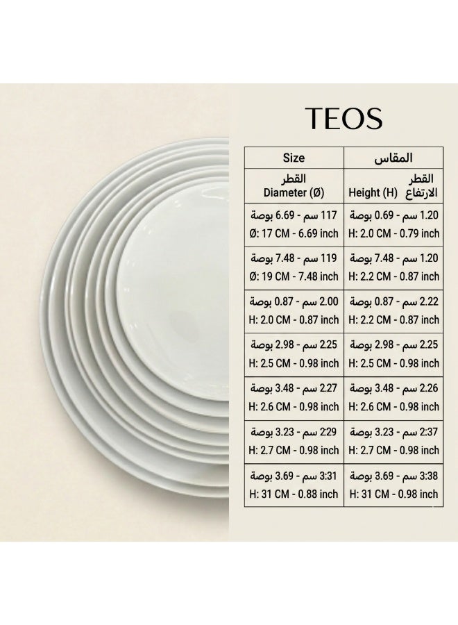 Kutahya TEOS FLAT PLATE 23cm - Image 4