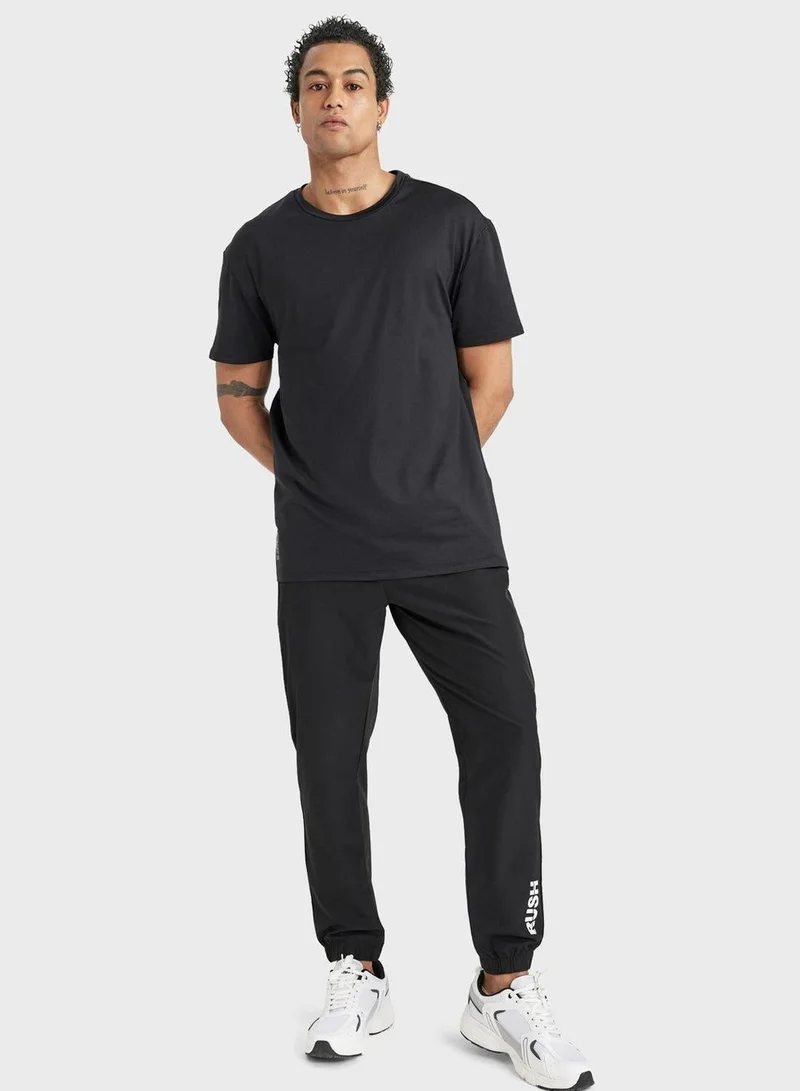 DeFacto  Defactofit Standard Fit Crew Neck Short Sleeve T-S for Men | Best Price UAE