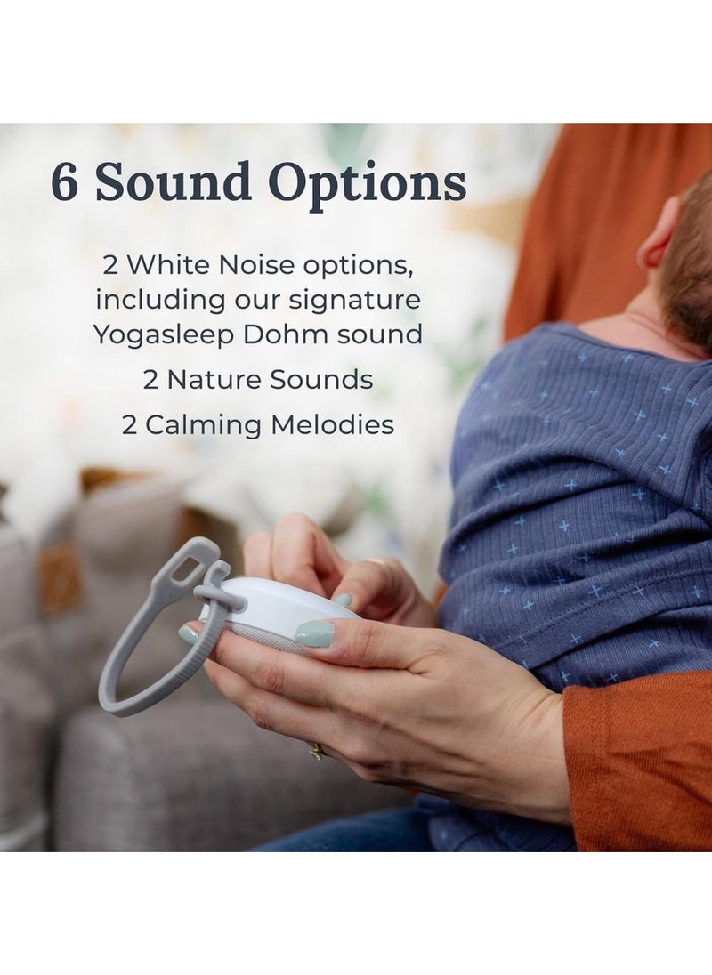 Yogasleep - Yogasleep Hushh 2 Portable Sound Machine For Baby and Kids, Backlit Buttons & Night Light, More Durability, 6 Soothing Natural Sounds, Easy To Use Timer, Volume Control & Toddler Lock, Noise Canceling - Image 1