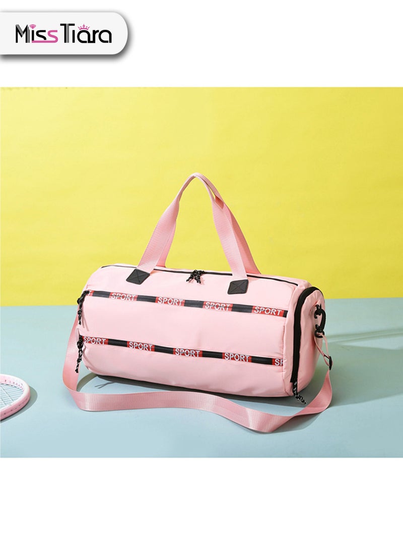 MissTiara - Sports Gym Bag Travel Bags with Dry Wet Pocket and Shoe Compartment - Image 1