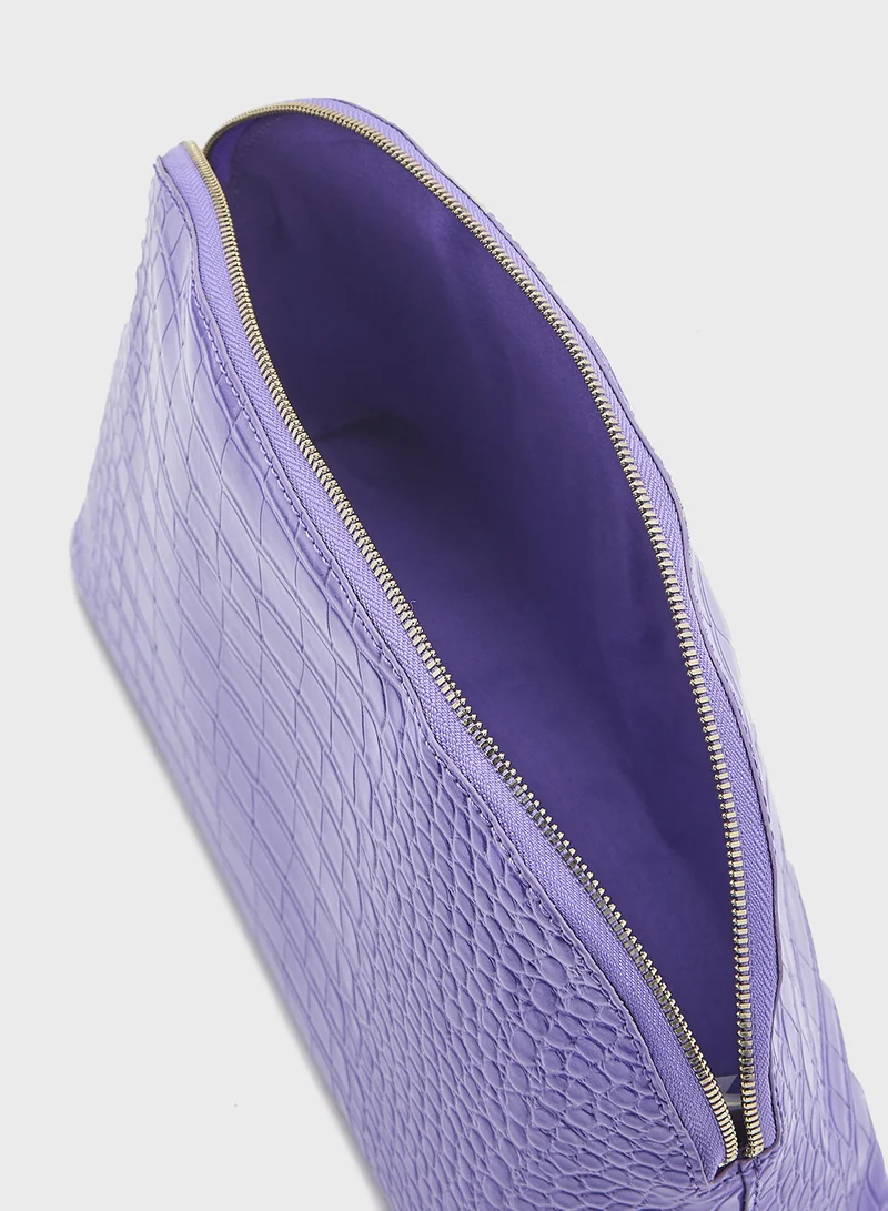 تيد بيكر Wxg-Crocana-Croc Effect Cosmetic Bags