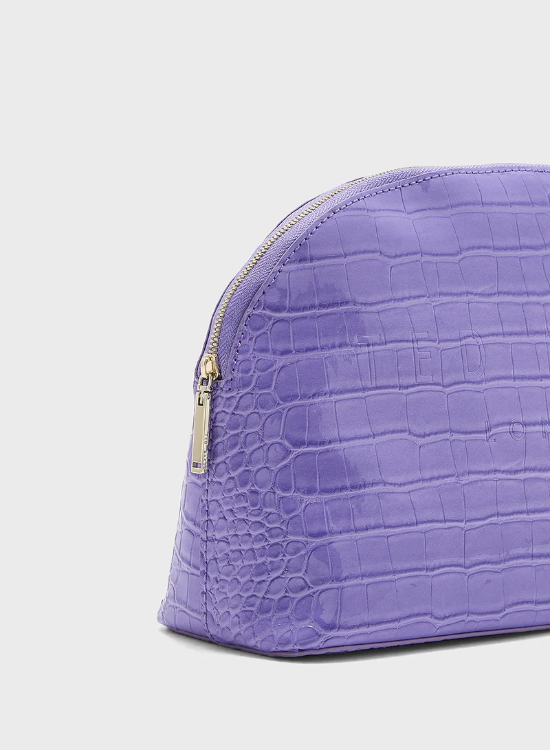 تيد بيكر Wxg-Crocana-Croc Effect Cosmetic Bags