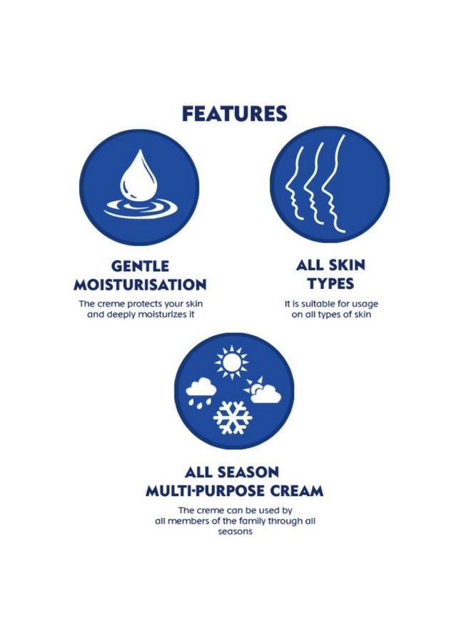 Nivea كريم نيفيا 400 مل | كريم متعدد الاستخدامات | ترطيب لطيف | لجميع أنواع البشرة | كريم لجميع الفصول - Image 3