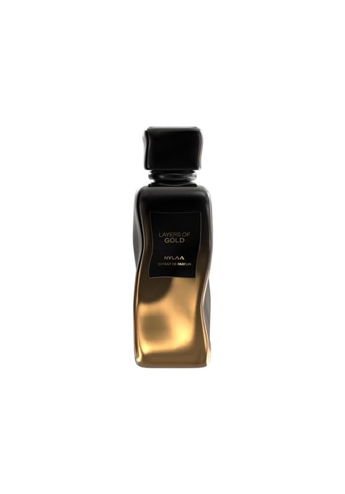 نيلا أنا رصاصي نيلا - عطر لايرز أوف جولد إكسترا دو بارفان 100 مل للجنسين - مزيج من العنبر والخشب - Image 1