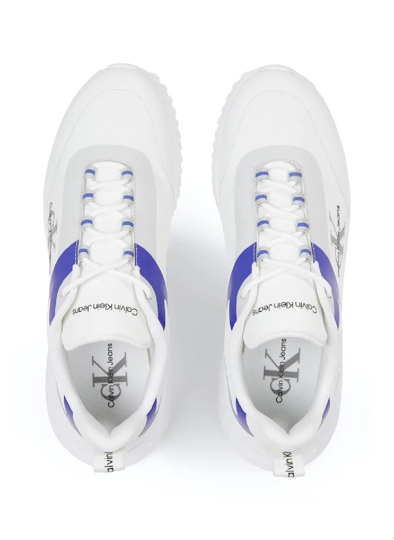 Calvin Klein Jeans Men's Trainers - Recycled ripstop polyester upper , White
