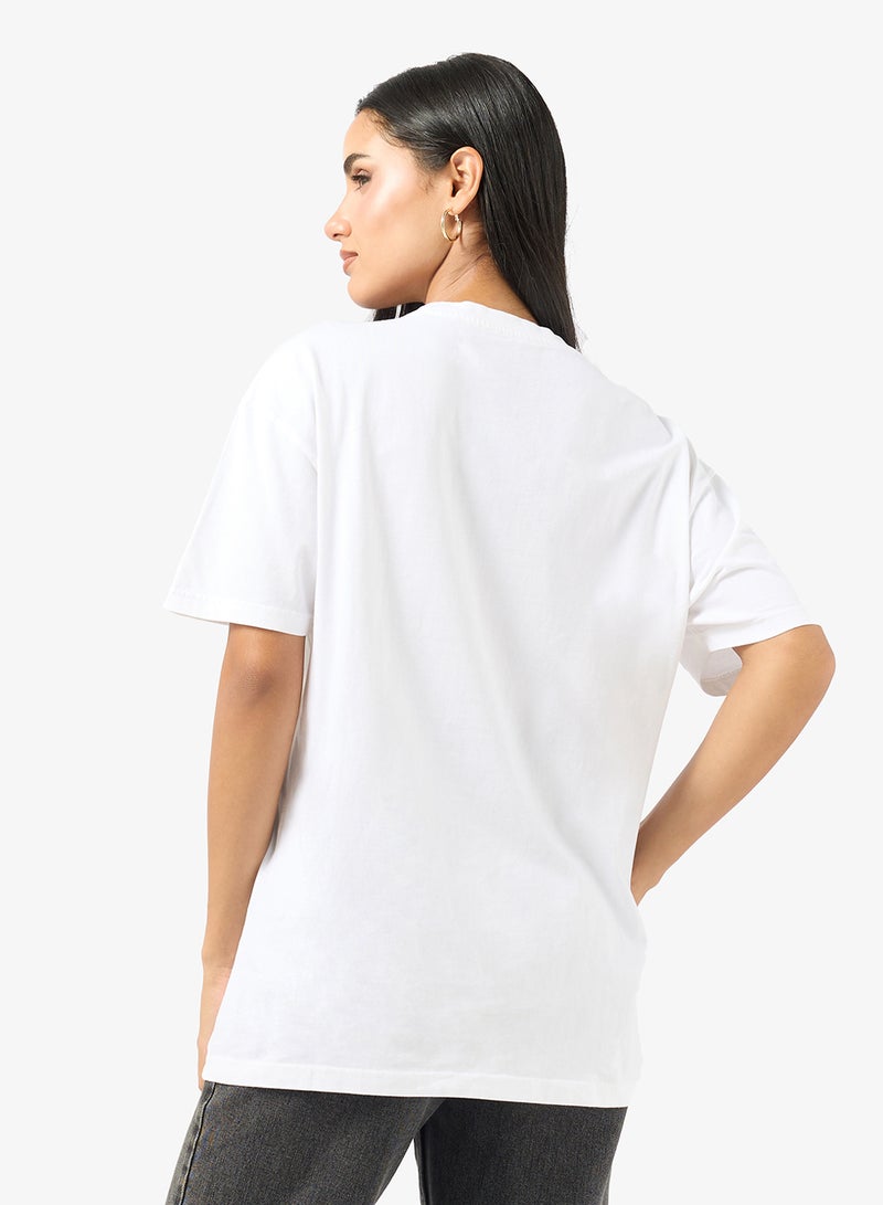 جينجر تيشيرت برسومات العطلات بياقة دائرية - Image 2