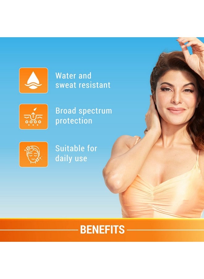 LOTUS HERBALS Safe Sun Sunscreen Cream Breezy Berry Spf 20 Pa+ Sweat & Waterproof Nongreasy 50Gwhite  - Image 5