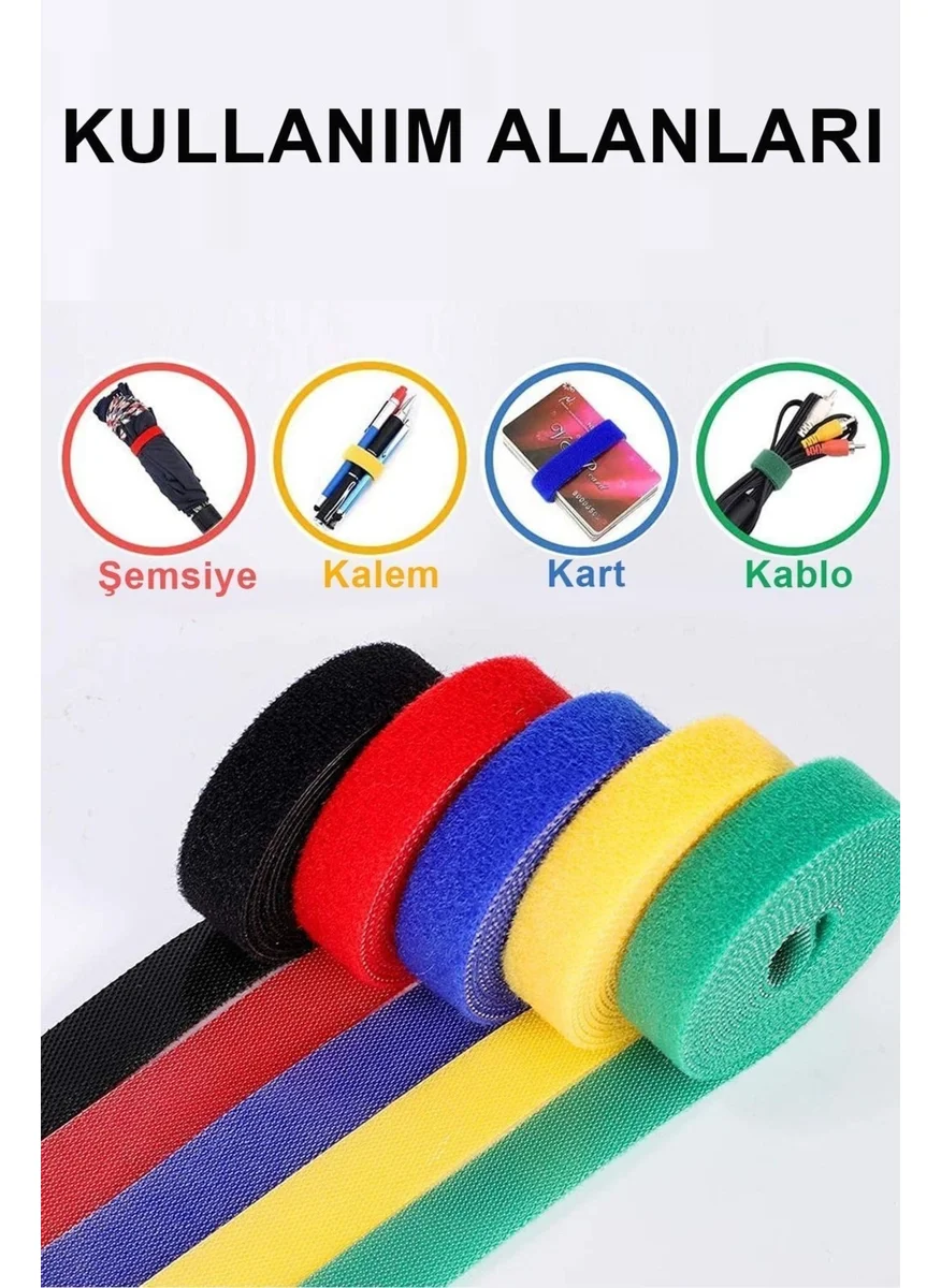 باركوفيكس 5 Meters Velcro Cable Organizer Box Cable Fixer Hider Charging Cable Protector