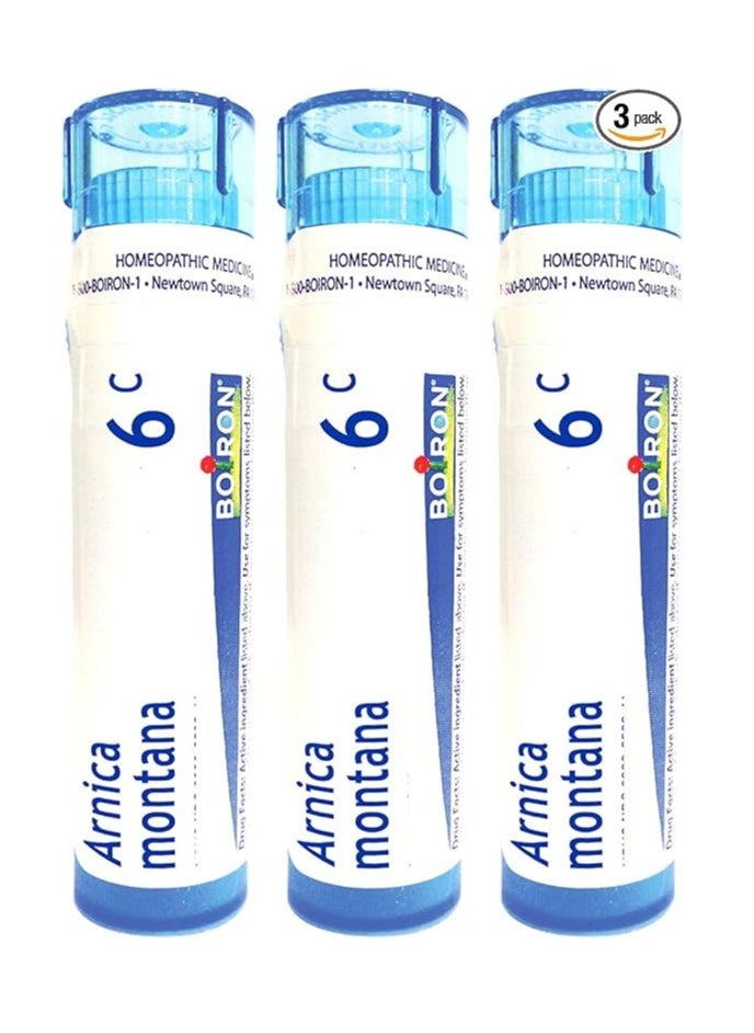 Boiron Arnica Montana 6C Homeopathic Medicine Muscle Pain and Stiffne Pack of 3 240 Pellets 