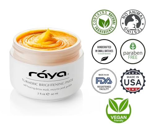 Raya Turmeric Brightening Paste (159) | Professional-Grade Exfoliating Paste | Helps Diminish Lines and Wrinkles - Image 4