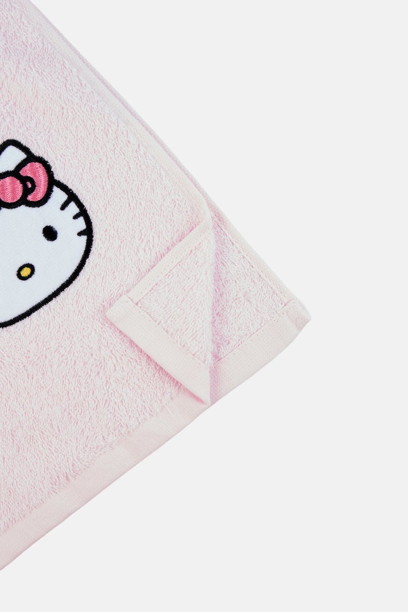 Hello Kitty Embroidered Hello Kitty Bath Towel, Pink - Image 3