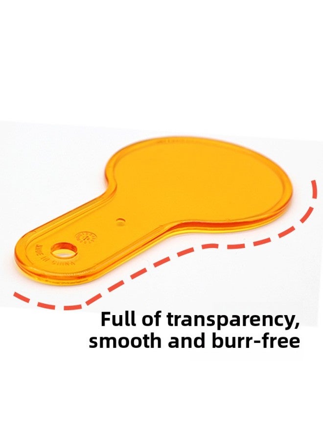 Transparent Six-color Handle Color Plate Color Light Transmission Plate Color Filter Plate Physical Science Experiment Teaching Toy-Color:Six-color Handle 6  - Image 5