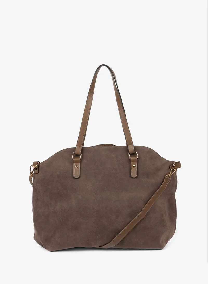 Woman Suede Shoulder Bag