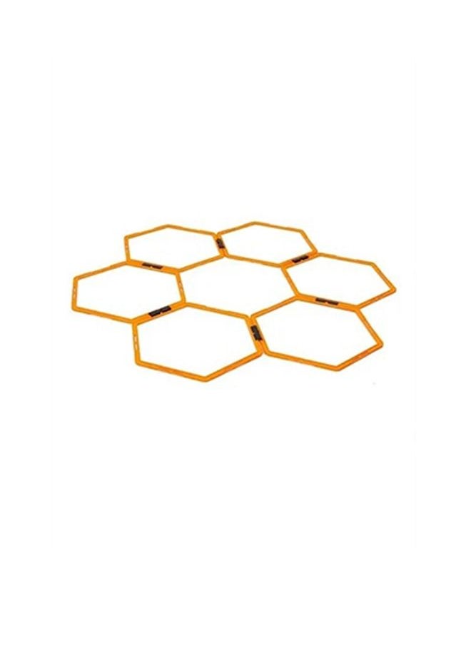 Max Strength Hexagonal Speed agility Ladder 12 Rings Set 14.25cm  - Image 4