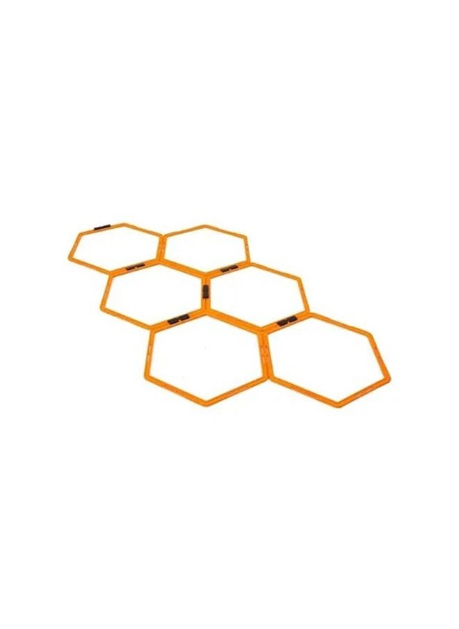 Max Strength Hexagonal Speed agility Ladder 12 Rings Set 14.25cm  - Image 1