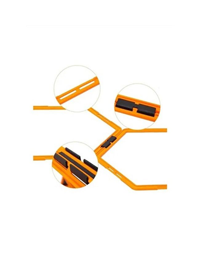 Max Strength Hexagonal Speed agility Ladder 12 Rings Set 14.25cm  - Image 2