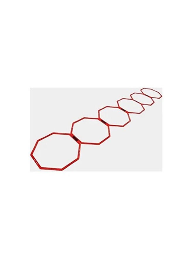 Max Strength Hexagonal Speed agility Ladder 12 Rings Set 14.25cm  - Image 3