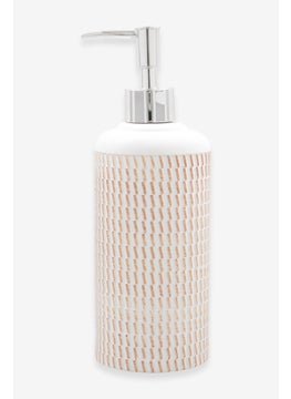AMG Ceramic Lotion And Soap Dispenser, Beige  - Image 2
