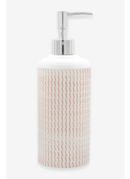 AMG Ceramic Lotion And Soap Dispenser, Beige  - Image 1