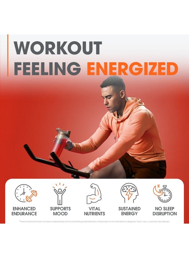 The Genius Brand Genius Pre Caffeine-Free Pre Workout Boosted Energy, Focus, Performance Nootropic Formula AlphaSize, Citrulline Malate, CarnoSyn Beta Alanine Endurance, Stamina, Recovery, 20 Servings - Sour Cherry - Image 4