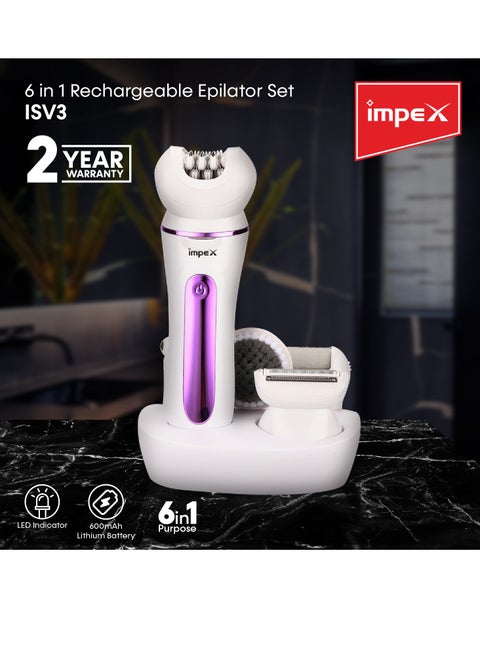 6 IN 1 Rechargeable Epilator Set (ISV3)