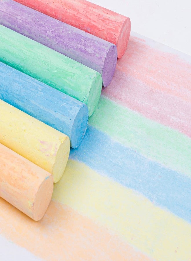 feela Jumbo Sidewalk Chalk, 72 Pack Non-Toxic Outdoor Chalk Set For Kids, 18 Colors - Image 5