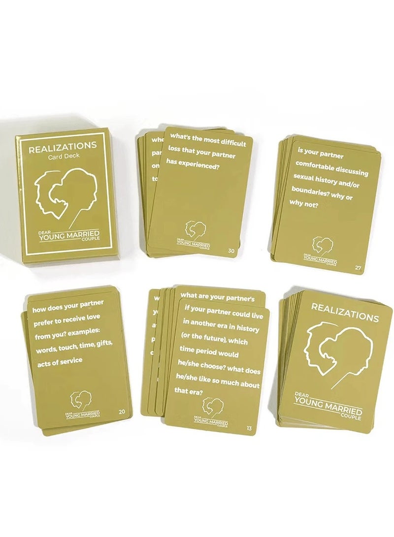 RedMapleTEK Adult Game Of Couple Conversation Starter Cards And Questions About Marriage Between Man And Woman. - Image 3