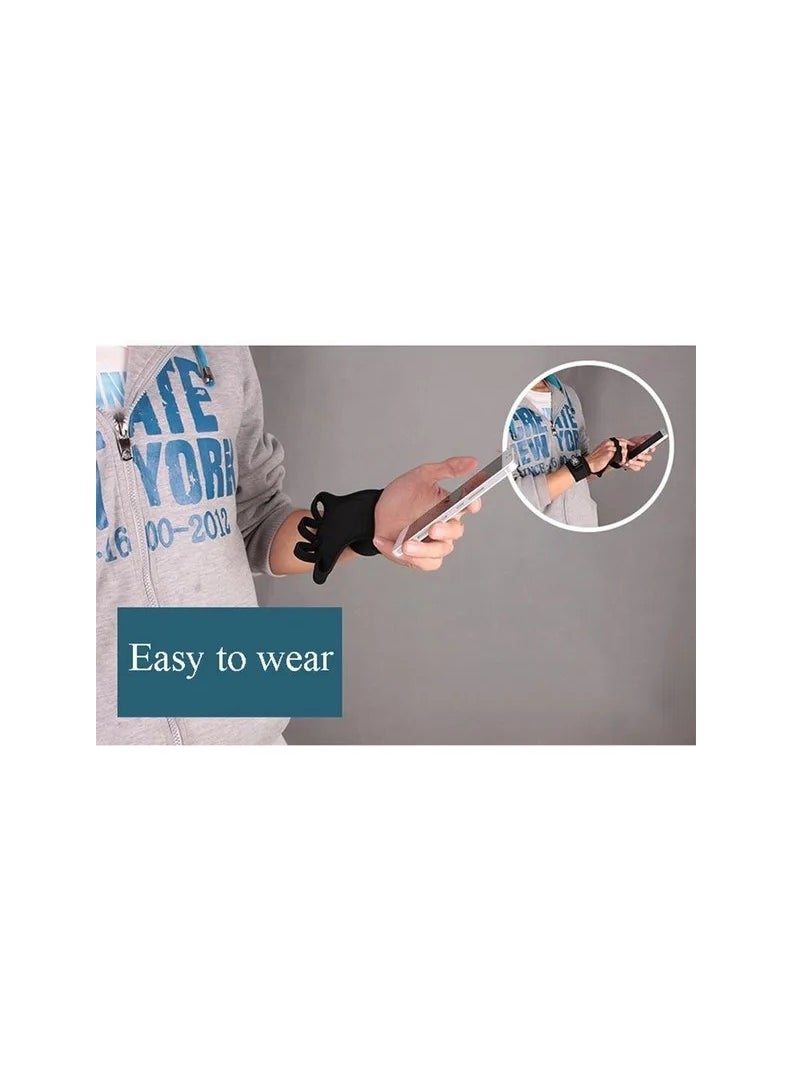 Generic - 1-Pair Weight Lifting Training Gloves,Fitness Sports Body Building Gloves,Gymnastics Grips Gloves,Gym Hand Palm Protector Gloves,Size L - Image 1
