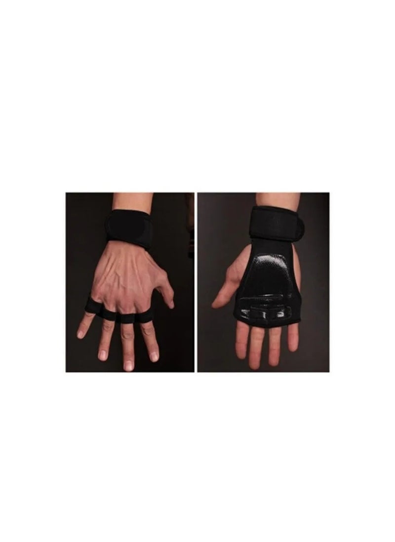 Generic - 1-Pair Weight Lifting Training Gloves,Fitness Sports Body Building Gloves,Gymnastics Grips Gloves,Gym Hand Palm Protector Gloves,Size L - Image 1