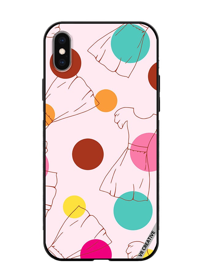 VR CREATIVE Protective Case Cover For Apple iPhone XS Max Texture Design Multicolour - Image 1