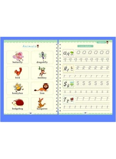 Arify-Tech Arify - Magic Ink Copybooks for Kids Reusable Handwriting Workbooks for Preschools Grooves Template Design and Handwriting Magic Practice Copybook for Kids The Print Writing (4 Books with Pens)  - Image 3