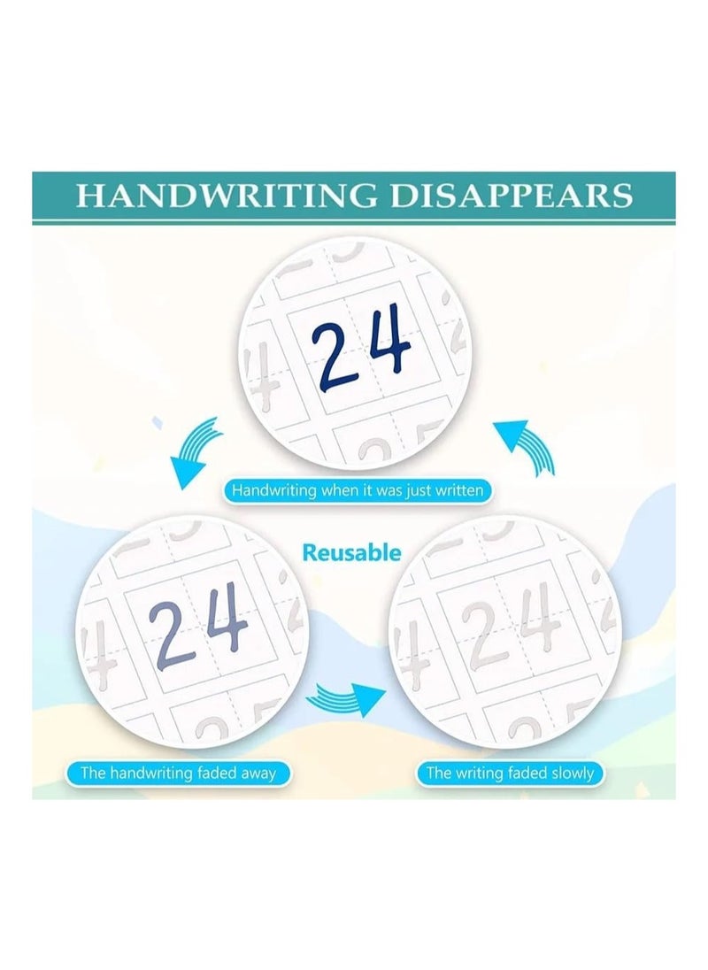 Arify-Tech Arify - Magic Ink Copybooks for Kids Reusable Handwriting Workbooks for Preschools Grooves Template Design and Handwriting Magic Practice Copybook for Kids The Print Writing (4 Books with Pens)  - Image 5