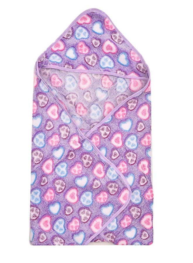RRC Baby Towels, Kids Towel with Baby Cap on Corner, Baby Wrapper (Purple, Pack of 2) - Image 3