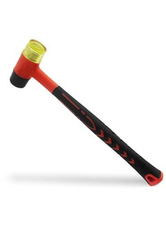 SYOSI Small Rubber Mallet Hammer Tool, Double-Face Hammer, Small Rubber Mallet, Rubber Hammer for Vinyl Flooring, Tile, Crafts, Jewelry Making  - Image 1