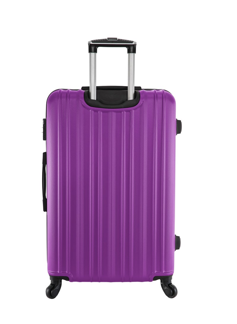 PARAJOHN PARAJOHN  20″ Cabin Hardside Spinner Luggage Trolley for Sleek Travel-PURPLE - Image 5