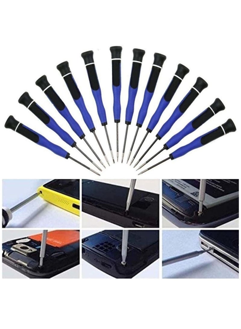 Womdee 12pcs Magnetic Pentalobe Screwdriver Set P2 P5,Triwing Torx T2 T4 T5 T6 T8,Flathead & Phillips Screwdrivers Repair Kit for iPhone 13/12/6,MacBook Pro/Air, iPod & iTouch - Image 5