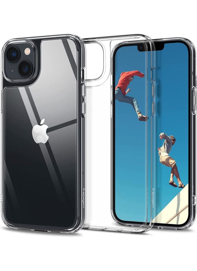 Spigen Quartz Hybrid iPhone 14 Plus Case Cover - Crystal Clear 