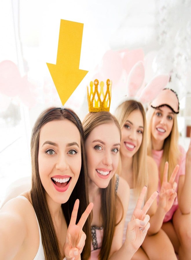 جارنيك طوق رأس على شكل سهم من جارنيك، قطعتان، طوق شعر للهالوين، طوق رأس مرح لحفلات الهالوين مع رأس سهم، غطاء رأس إبداعي أصفر اللون لحفلات الكرنفال - Image 4