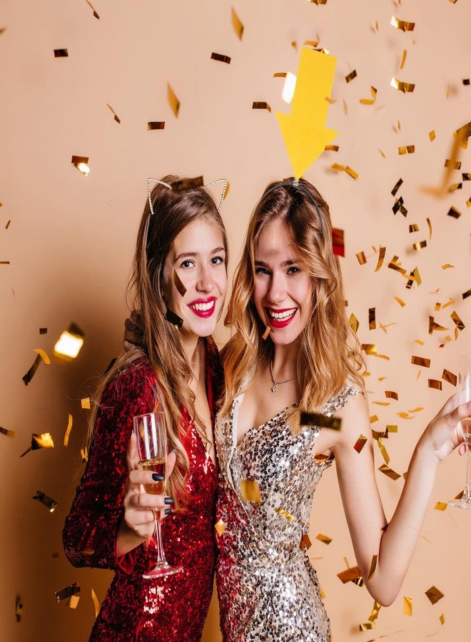 جارنيك طوق رأس على شكل سهم من جارنيك، قطعتان، طوق شعر للهالوين، طوق رأس مرح لحفلات الهالوين مع رأس سهم، غطاء رأس إبداعي أصفر اللون لحفلات الكرنفال - Image 3